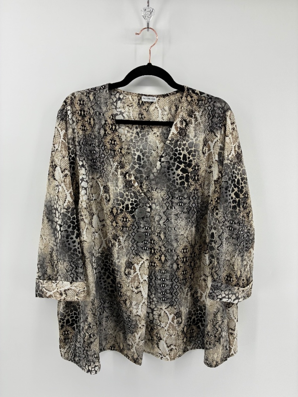 Paraphrase Black and White Sailor Collar Boxy Blouse